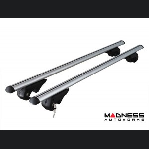 Jeep Renegade Roof Rack Cross Bars - for models w/ factory roof rails - Silver