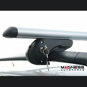 Jeep Renegade Roof Rack Cross Bars - for models w/ factory roof rails - Silver