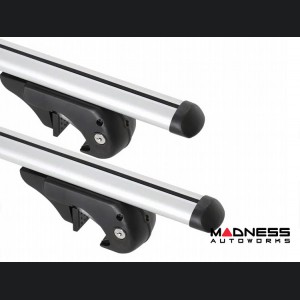 Jeep Renegade Roof Rack Cross Bars - for models w/ factory roof rails - Silver