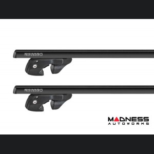 Jeep Renegade Roof Rack Cross Bars - for models w/ factory roof rails - Black