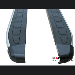 Jeep Renegade Side Steps - ProSide Running Boards - Silver / Black