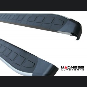 Jeep Renegade Side Steps - ProSide Running Boards - Silver / Black