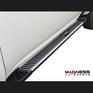 Jeep Renegade Side Steps - PIRAMITLINE Running Boards - Silver / Black