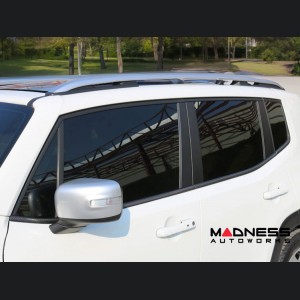 Jeep Renegade Door Trim - Side Window Molding Kit - Carbon Fiber 