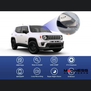 Jeep Renegade Integrated Dash Camera System - Front Camera - Black