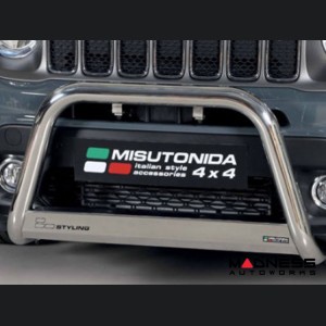 Jeep Renegade Front Bumper Guard - Misutonida - Medium - Sport/ Latitude/ Limited - 2019+ Models - Chrome