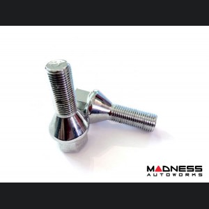 Jeep Renegade Lug Bolt Set - Set of 20 - M12x1.25 - 60° Cone Seat - Silver