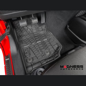 Jeep Wrangler JK Floor Mats - All Weather - Mopar - Front + Rear 