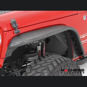 Jeep Wrangler JK Tubular Front + Rear Fender Flare Set - 2007 - 2018