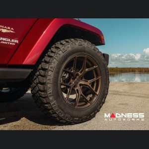 Jeep Wrangler JK Custom Wheels - HF-5 by Vossen - Satin Bronze