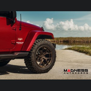 Jeep Wrangler JK Custom Wheels - HF-5 by Vossen - Satin Bronze