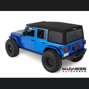 Jeep Wrangler JL Soft Top - Supertop Squareback by Bestop - Black Twill