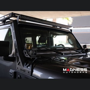 Jeep Wrangler JL Windshield Light Bar Mount - 50in LED Mount