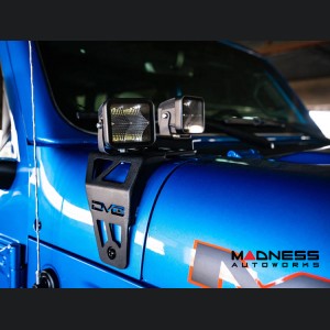 Jeep Wrangler JL A Pillar Pod Led Light Mount - 392 / Mojave Models