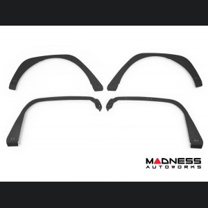 Jeep Wrangler JL Fender Flare Deletes - Textured Black Powder Coat