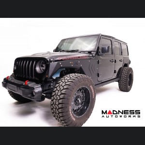 Jeep Wrangler JL Fender Flares - Fab Fours - Front - Base System