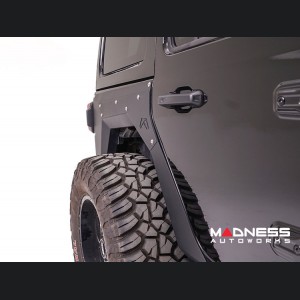 Jeep Wrangler JL Fender Flares - Fab Fours - Rear - Base System - 4 Door