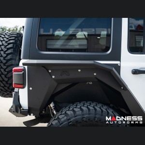 Jeep Wrangler JL Fender Flares - Fab Fours - Rear - Fender Liner For Base System - 4 Door