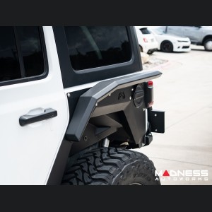 Jeep Wrangler JL Fender Flares - Fab Fours - Rear - High Arch For Base System - 4 Door