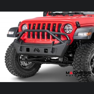 Jeep Wrangler JL Front Bumper - Fab Fours - Stubby - w/ Guard