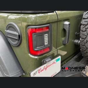 Jeep Wrangler JL Tail Lights - Flush Mount -LED - Red Lens