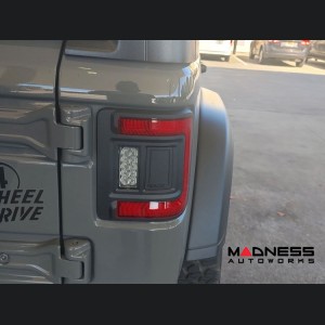 Jeep Wrangler JL Tail Lights - Flush Mount -LED - Red Lens