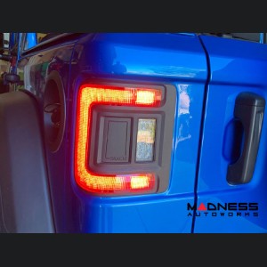 Jeep Wrangler JL Tail Lights - Flush Mount -LED - Red Lens