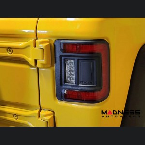 Jeep Wrangler JL Tail Lights - Flush Mount -LED - Red Lens