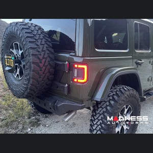 Jeep Wrangler JL Tail Lights - Flush Mount -LED - Red Lens