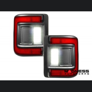 Jeep Wrangler JL Tail Lights - Flush Mount -LED - Red Lens