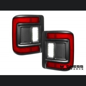 Jeep Wrangler JL Tail Lights - Flush Mount -LED - Red Lens