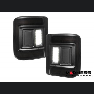 Jeep Wrangler JL Tail Lights - Flush Mount -LED - Smoked Lens