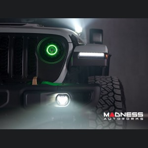 Jeep Gladiator JT LED Fog Light Kit - 4Banger Series - Morimoto - NCS/Wide/White