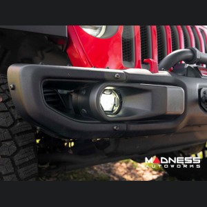 Jeep Wrangler JL LED Fog Light Kit - 4Banger Series - Morimoto - NCS/Wide/White