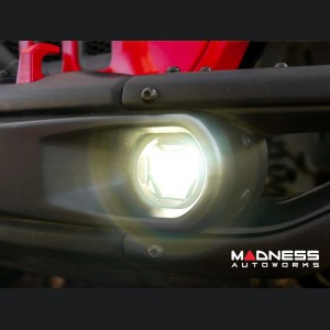 Jeep Wrangler JL LED Fog Light Kit - 4Banger Series - Morimoto - NCS/Wide/White