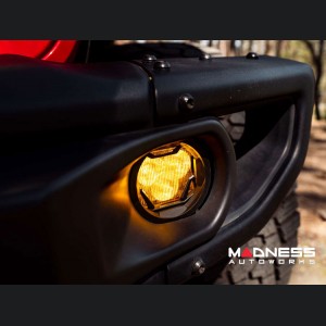 Jeep Gladiator JT LED Fog Light Kit - 4Banger Series - Morimoto - NCS/Wide/Yellow