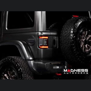 Jeep Wrangler JL LED Tail Lights - XB LED Series - Morimoto - Low Profile - Red