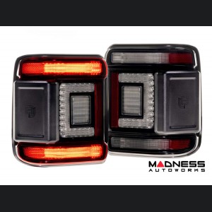 Jeep Wrangler JL LED Tail Lights - XB LED Series - Morimoto - Low Profile - Red