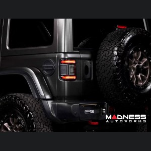 Jeep Wrangler JL LED Tail Lights - XB LED Series - Morimoto - Low Profile - Smoked