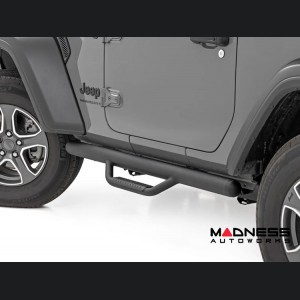 Jeep Wrangler JL Side Steps - Nerf Steps - Rough Country - 2 Door