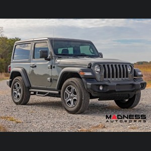 Jeep Wrangler JL Side Steps - Nerf Steps - Rough Country - 2 Door