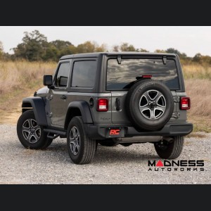 Jeep Wrangler JL Side Steps - Nerf Steps - Rough Country - 2 Door