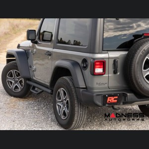 Jeep Wrangler JL Side Steps - Nerf Steps - Rough Country - 2 Door