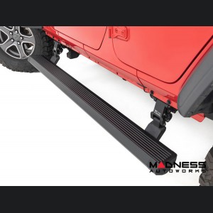 Jeep Wrangler JL Side Steps - Power Running Boards - Rough Country - E-Boards - Lighted