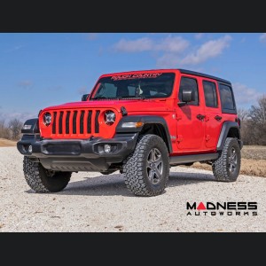 Jeep Wrangler JL Side Steps - Power Running Boards - Rough Country - E-Boards - Lighted