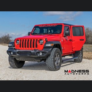 Jeep Wrangler JL Side Steps - Power Running Boards - Rough Country - E-Boards - Lighted