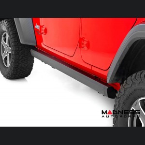 Jeep Wrangler JL Side Steps - Power Running Boards - Rough Country - E-Boards - Lighted