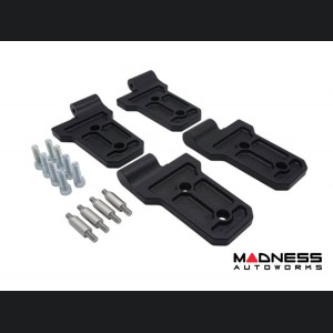 Jeep Wrangler JL Billet Door Hinges - Aluminum - Black