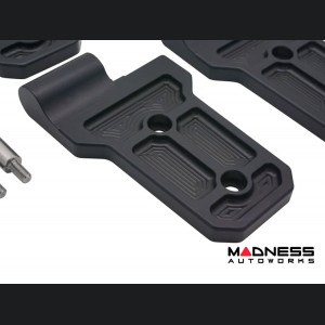 Jeep Wrangler JL Billet Door Hinges - Aluminum - Black