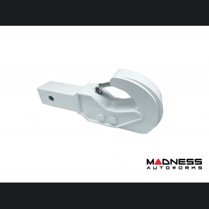 Jeep Wrangler JL Billet Recovery Hook - Royal Hitch Hook - Aluminum - White